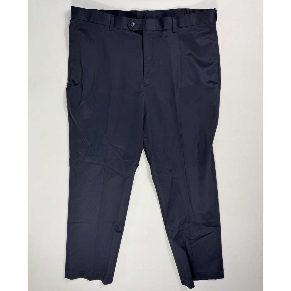 Perry Ellis Portfolio Premium Twill Khakis Men’s 40x32 (40x31) Dark Navy NWT